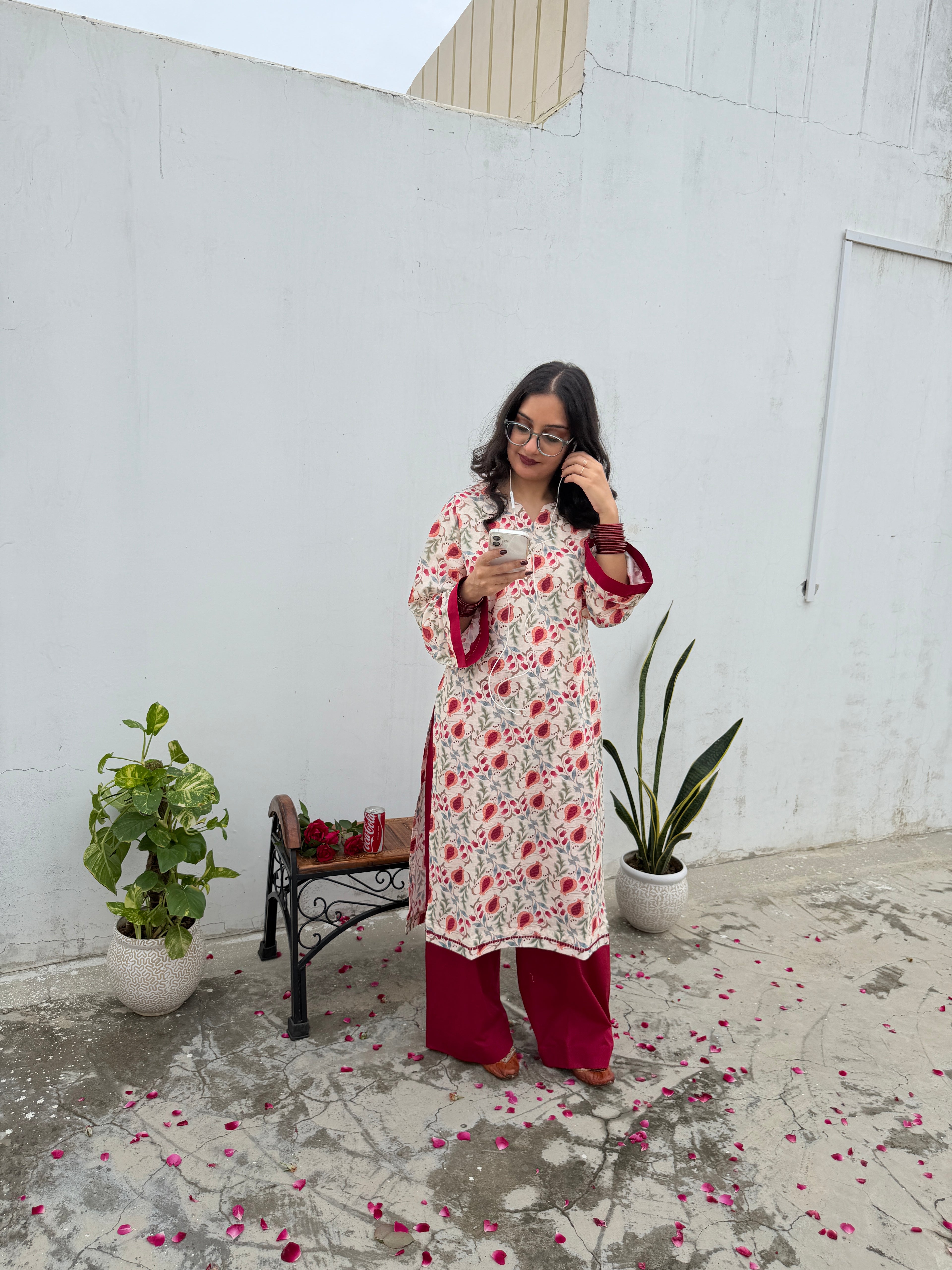 Gulnaar Kurta with Palazzo