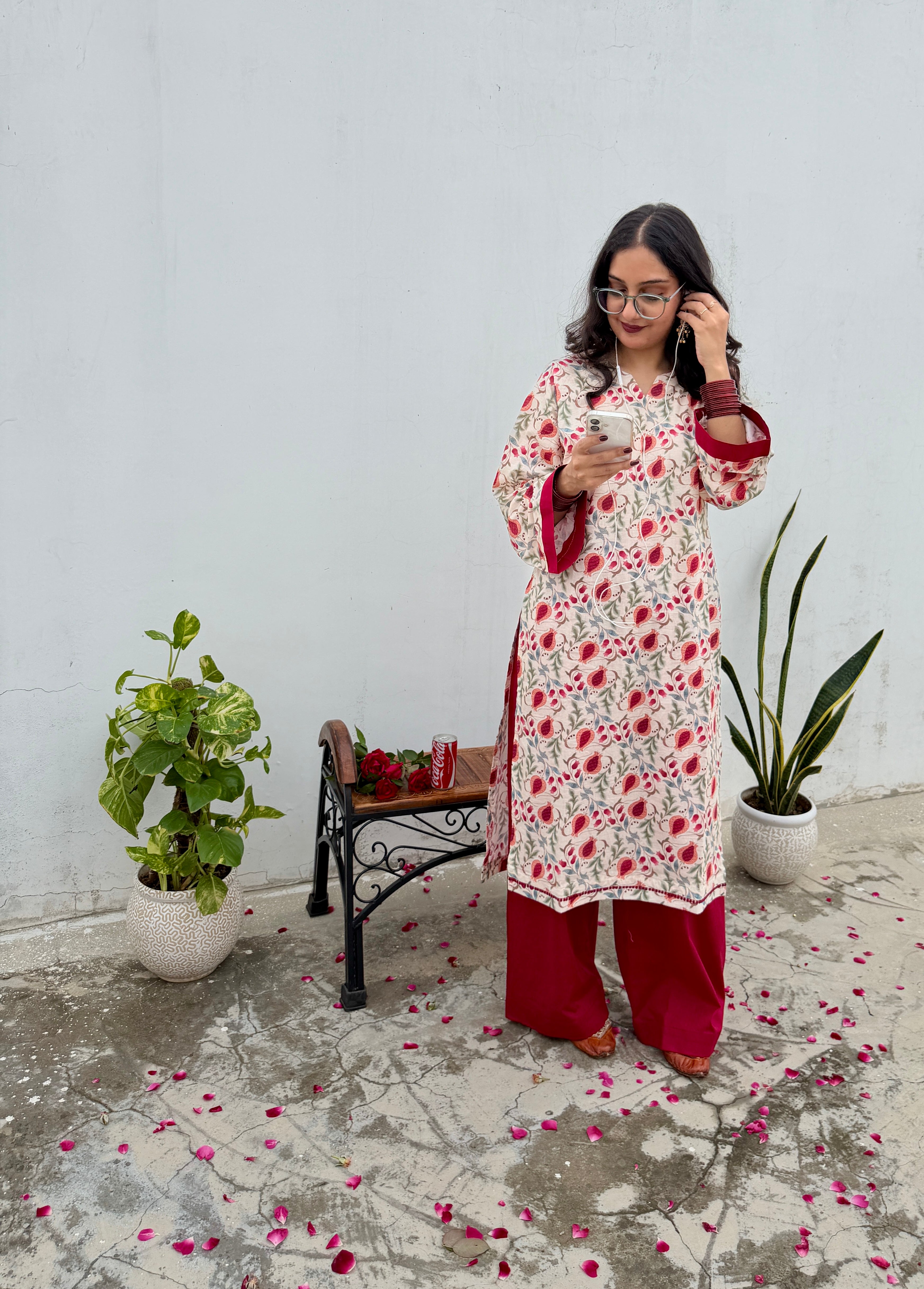Gulnaar Kurta with Palazzo